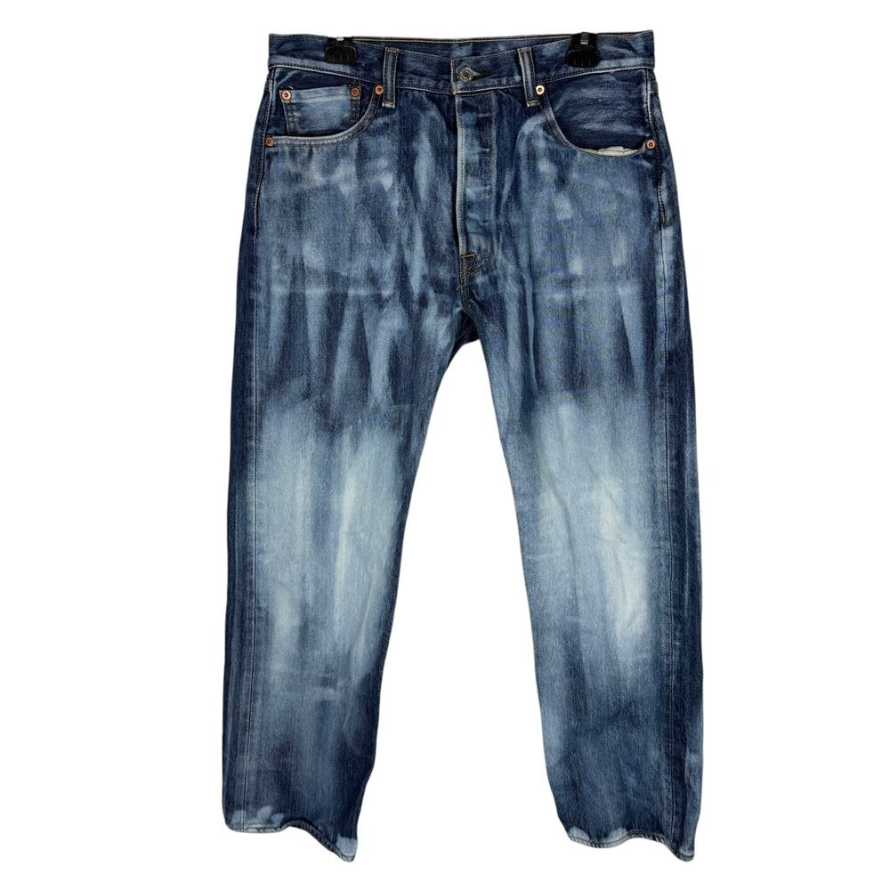 Levi's 501 XX Jeans Men 32x29 Blue‎ Denim Stonewash Button-Fly Original Straight